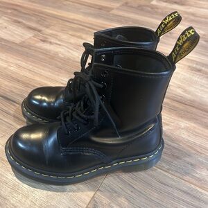 Dr. Martens 1460 Black Leather Lace Up Boots Women’s 5